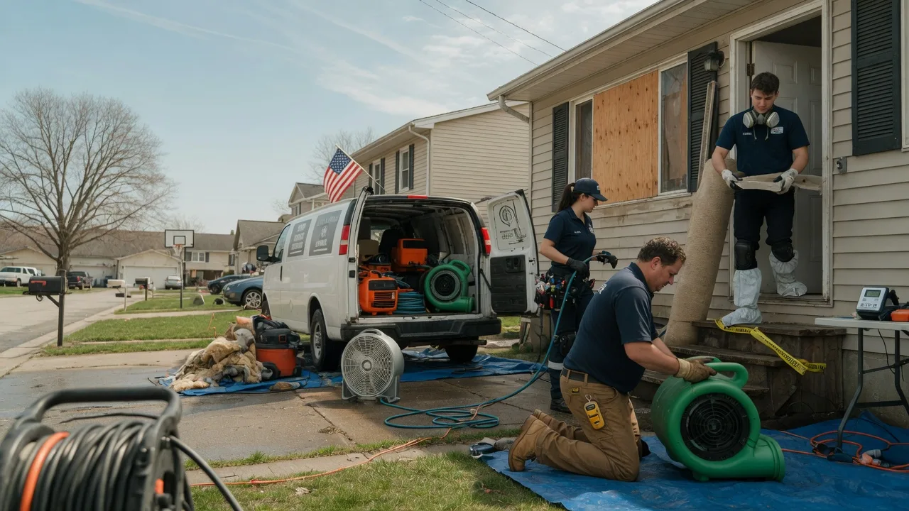 Water Damage Restoration in Strawn, IL near me